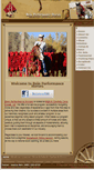 Mobile Screenshot of beinperformancehorses.com